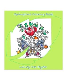 Paperback Springtime Coloring Book