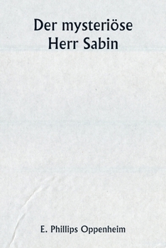 Paperback Der mysteriöse Herr Sabin [German] Book