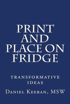 Paperback Print and Place on Fridge Book