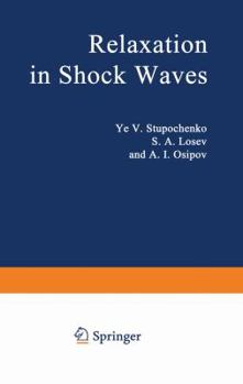 Paperback Relaxation in Shock Waves Book