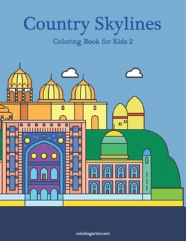Paperback Country Skylines Coloring Book for Kids 2 Book