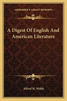 A Digest Of English And American Literature