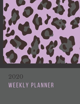 Weekly Planner: Weekly planner for one year I 8.5 x11 Inches I Leopart Cover Design