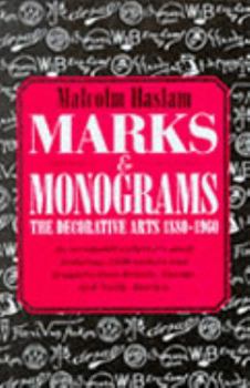 Hardcover Marks & Monograms: The Decorative Arts, 1880-1960 Book