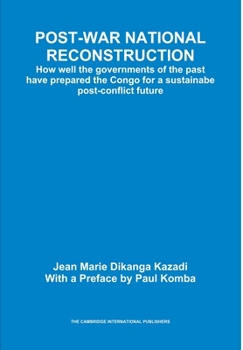 Hardcover Post-War National Reconstruction Book