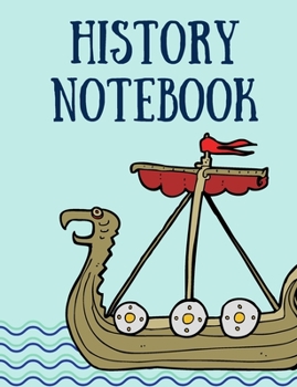 Paperback History notebook: thick ruled composition notebook 120 pages, designed for Vikings fans; new school year; back to school 2020 Book