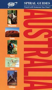 Spiral-bound AAA Spiral Australia Book
