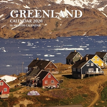 Paperback Greenland Calendar 2020: 16 Month Calendar Book