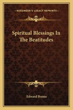 Paperback Spiritual Blessings In The Beatitudes Book