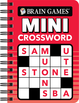Spiral-bound Brain Games - To Go - Mini Crossword Book
