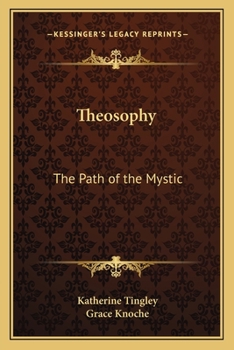 Paperback Theosophy: The Path of the Mystic Book