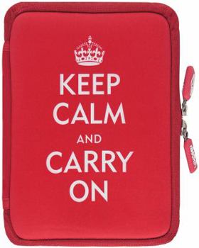 NeoSkin Kindle Zip Sleeve, Keep Calm and Carry On (Fits Kindle and Kindle Paperwhite, Neoprene Kindle Cover, Kindle Case)