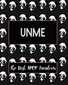Paperback UNME The Best KPOP Fandom: Best KPOP Gift Fans Cute Panda Monthly Planner 8"x10" Book 110 Pages Book
