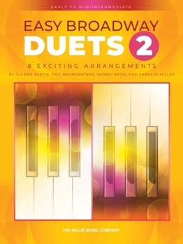 Paperback Easy Broadway Duets 2: Early to Mid-Intermediate Level Duets Book