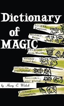 Hardcover Dictionary of Magic Book