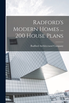 Paperback Radford's Modern Homes ... 200 House Plans Book