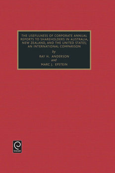 Hardcover Usefulness of Corporate Annual Reports to Shareholders in Australia, New Zealand and the United States: An International Comparison Book