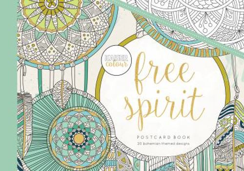 Free Spirit Postcard Book : Kaisercolour: Postcard Colouring Book