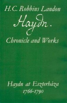 Hardcover Haydn at Eszterhaza, 1766-1790 Book