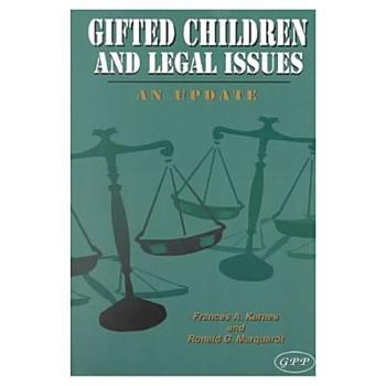 Paperback Gifted Children and Legal Issues: An Update Book