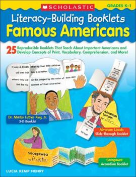 Paperback Literacy-Building Booklets: Famous Americans Book