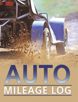 Paperback Auto Mileage Log Book