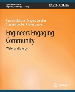 Paperback Engineers Engaging Community: Water and Energy Book