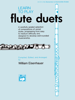 Paperback Learn to Play Flute Duets Book