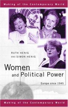 Paperback Women and Political Power: Europe since 1945 Book