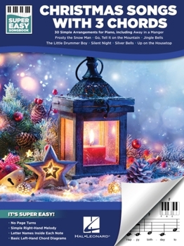 Paperback Christmas Songs with 3 Chords: Super Easy Songbook Book