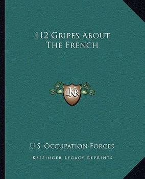 Paperback 112 Gripes About The French Book