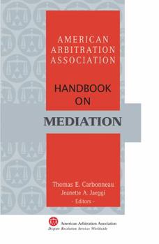 Hardcover AAA Handbook on Mediation Book