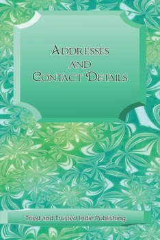 Paperback Addresses and Contact Details [Large Print] Book