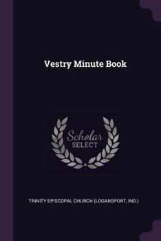 Paperback Vestry Minute Book