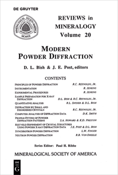 Paperback Modern Powder Diffraction Book