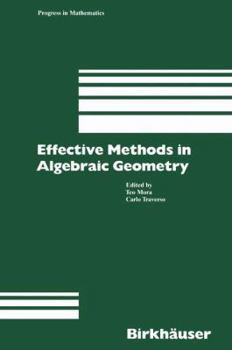 Paperback Effective Methods in Algebraic Geometry Book