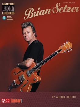 Paperback Brian Setzer - Guitar Legendary Licks Book/Online Audio Book