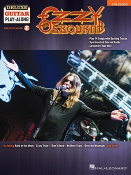 Paperback Ozzy Osbourne Deluxe Guitar Play-Along Volume 8 Book/Online Audio Book