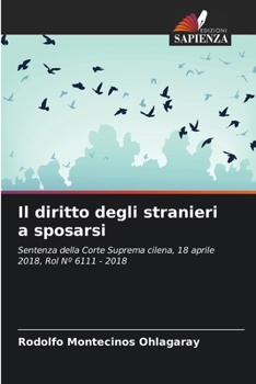 Paperback Il diritto degli stranieri a sposarsi [Italian] Book