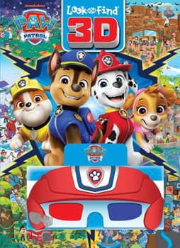 Hardcover Nickelodeon Paw Patrol: Look and Find 3D Book
