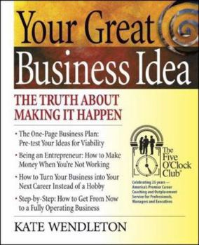 Hardcover Your Great Business Idea Book
