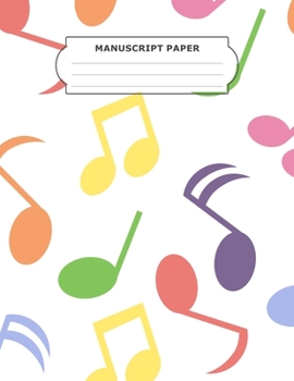 Paperback Manuscript Paper: Standard 12 Stave of Five Line Empty Staff Blank Sheets Music Manuscript Paper For Notes, Lyrics And Music Composing F Book