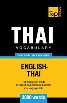 Paperback Thai vocabulary for English speakers - 3000 words Book