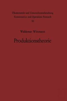 Paperback Produktionstheorie [German] Book