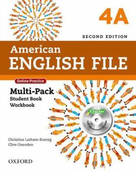 Paperback American English File Second Edition: Level 4 Multi-Pack a: With Online Practice and Ichecker [With CDROM] Book