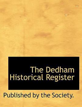 The Dedham Historical Register