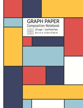 Graph Paper Composition Notebook: Grid Paper Notebook, Quad Ruled 4x4 (4 squares per inch) - 120 numbered pages in large size 8.5x11"