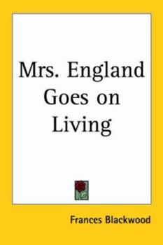 Paperback Mrs. England Goes on Living Book