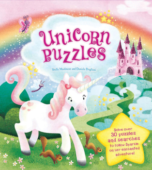 Hardcover Unicorn Puzzles Book