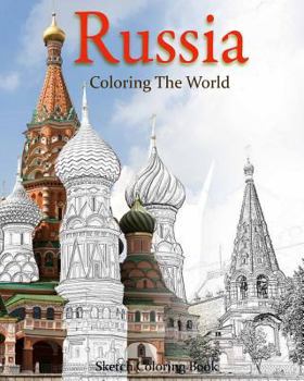 Paperback Russia Coloring The World: Sketch Coloring Book